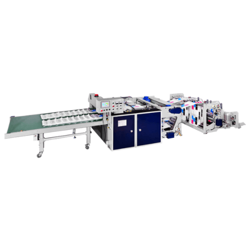 高速無拉封底雙線製袋機LY-1400AF2